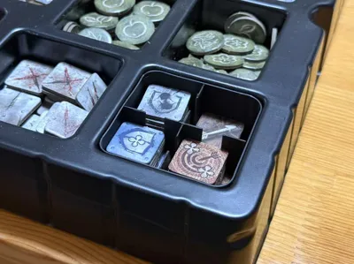Hunter's Era - 1492 American Tabletop Game Token Box Storage