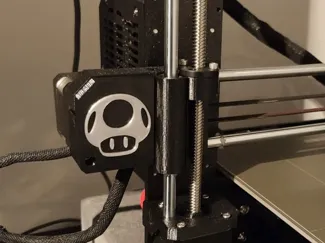 Prusa i3 MK3S X-Axis Cover Super Mario Mushroom