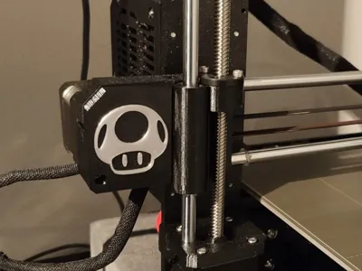 Prusa i3 MK3S X-Axis Cover Super Mario Mushroom
