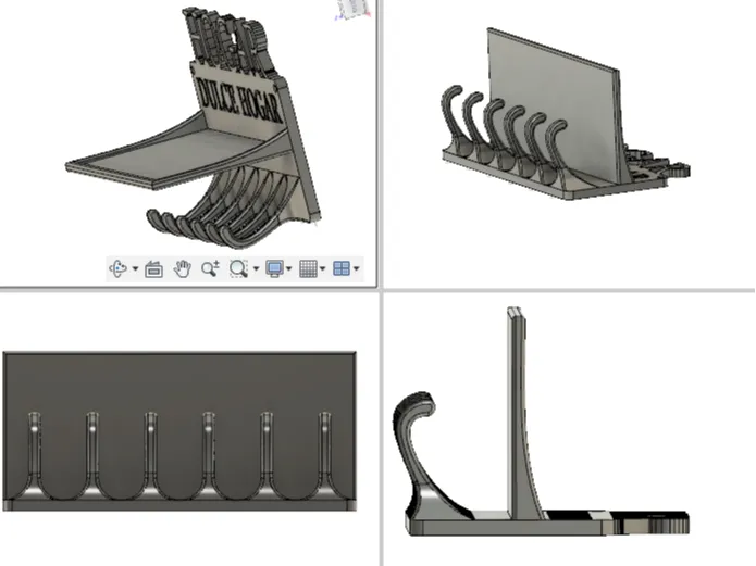 Porta llaves 25mm extended remix wall hooks