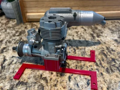 RC Nitro Motor Table Mount