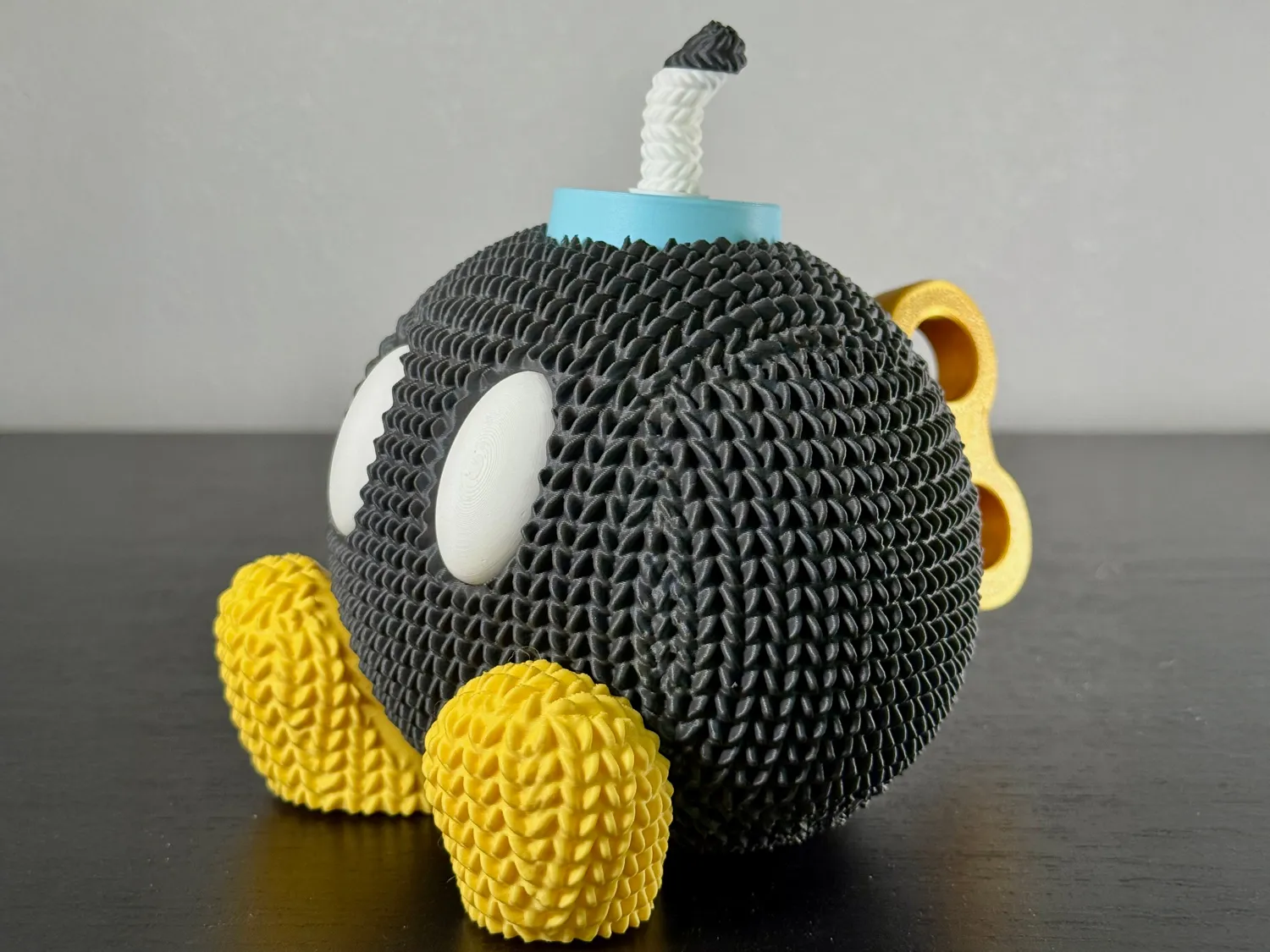 Cute Knitted Super Mario Bob-omb by McG3D Designs MakerWorld: Download ...