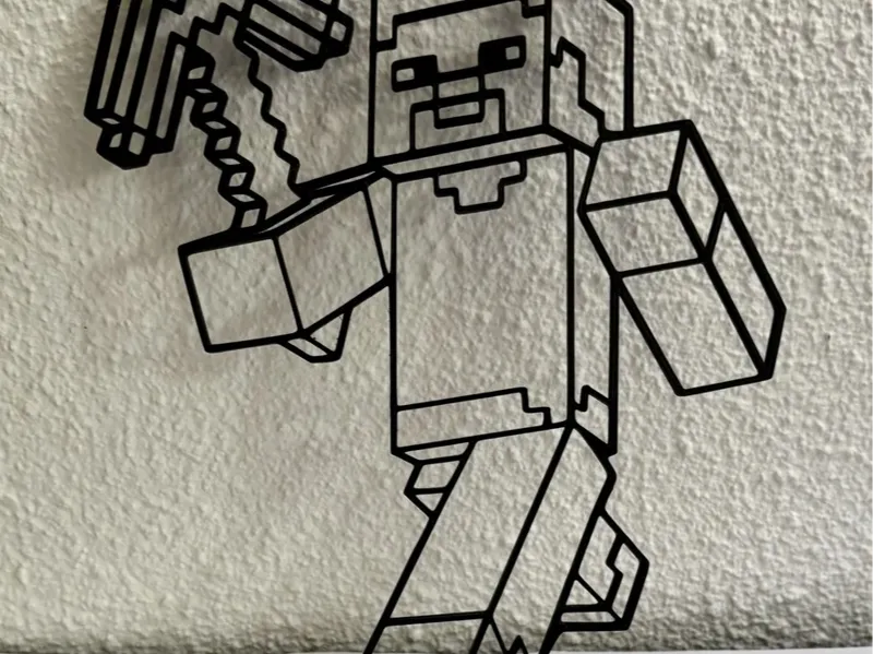 Minecraft Steve Wall Art