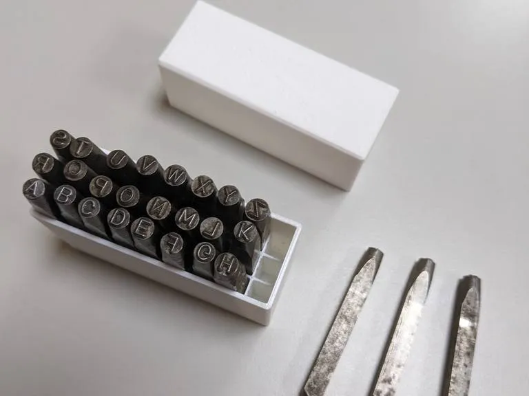 Engraving Letter Punch Box