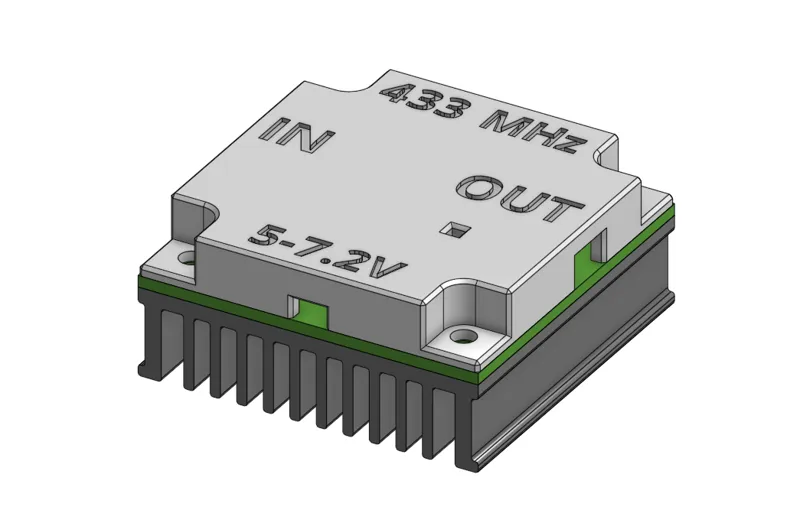 Amplifier 433 MHz case
