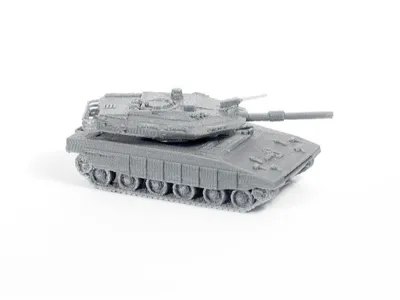 Israeli Merkava Mark IV tank printable model