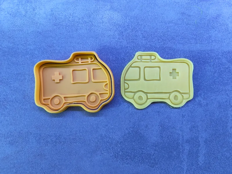 Ambulance car cookie cutter