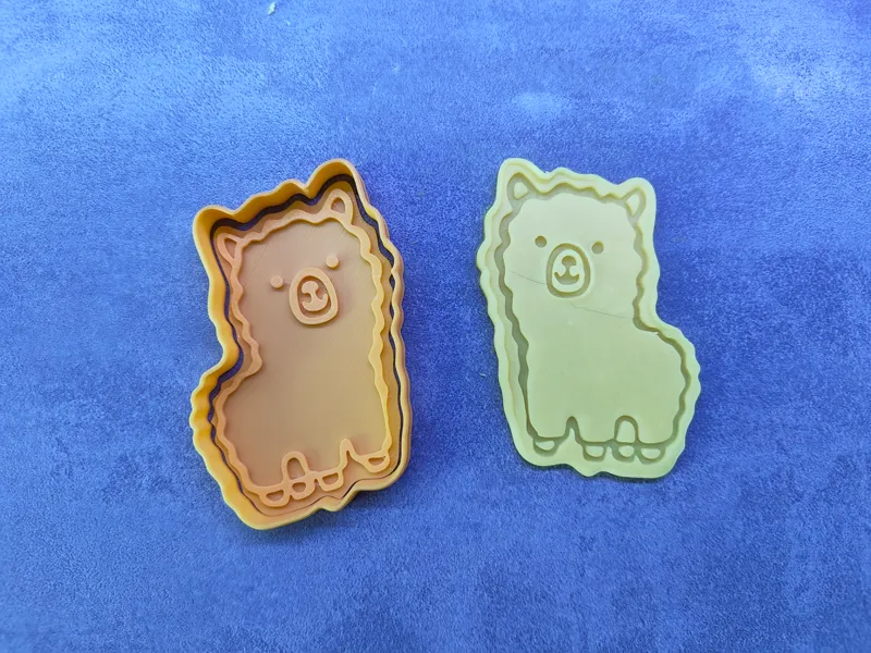Cute llama cookie cutter