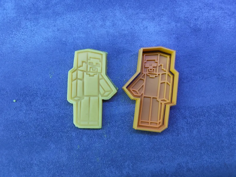 Minecraft steve cookie cutter