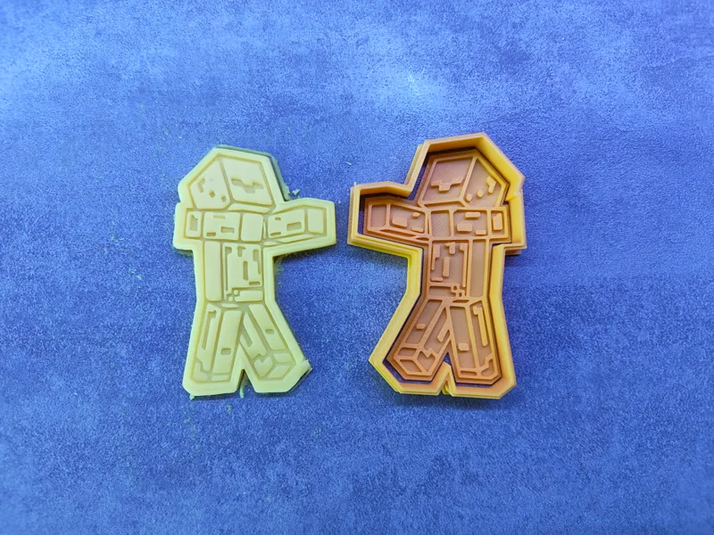 Minecraft zombie cookie cutter