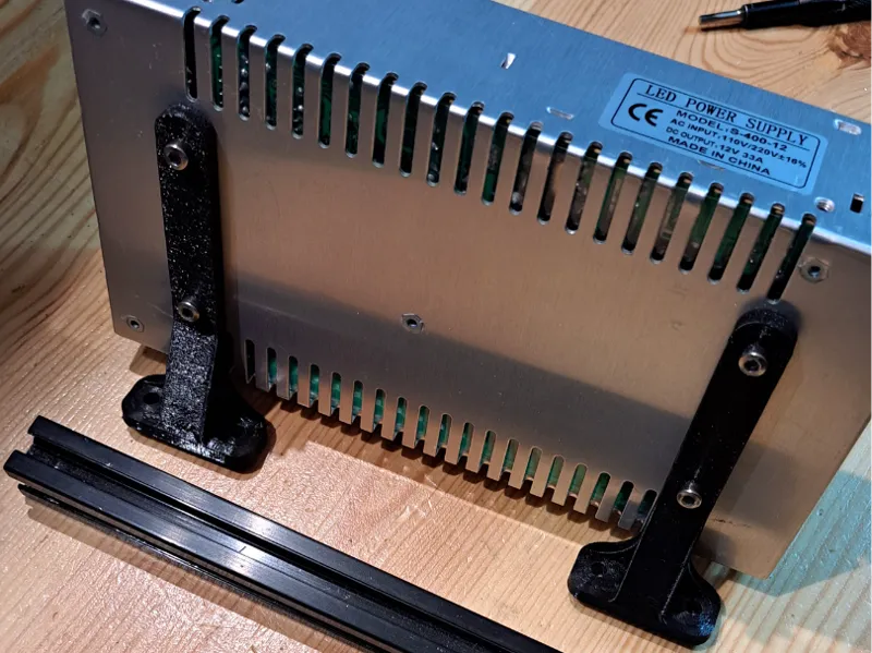 Power supply mounting