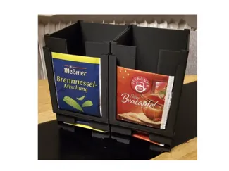 Teehalter Organizer Teebeutelhalter stapelbar
