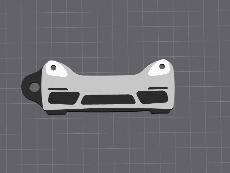 Porsche 718 Cayman Keychain