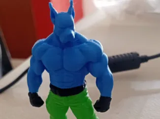 Perro Humanoide Super heroe.