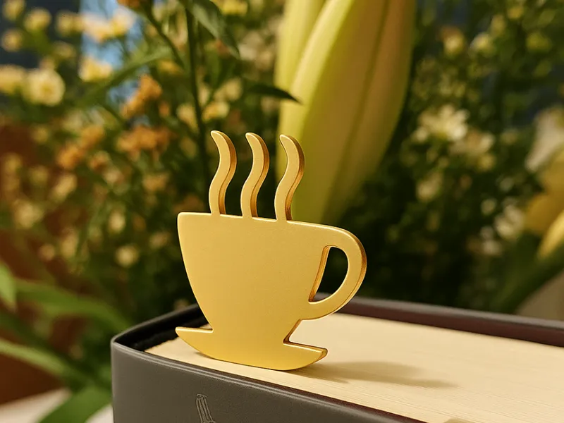 Customizable Coffee Bookmark