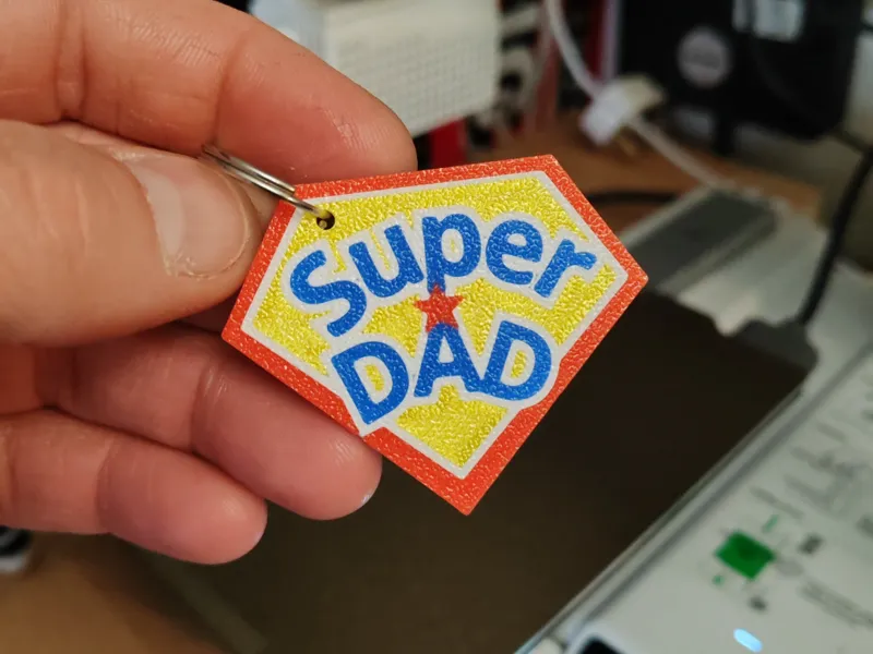 Super DAD Keychain 