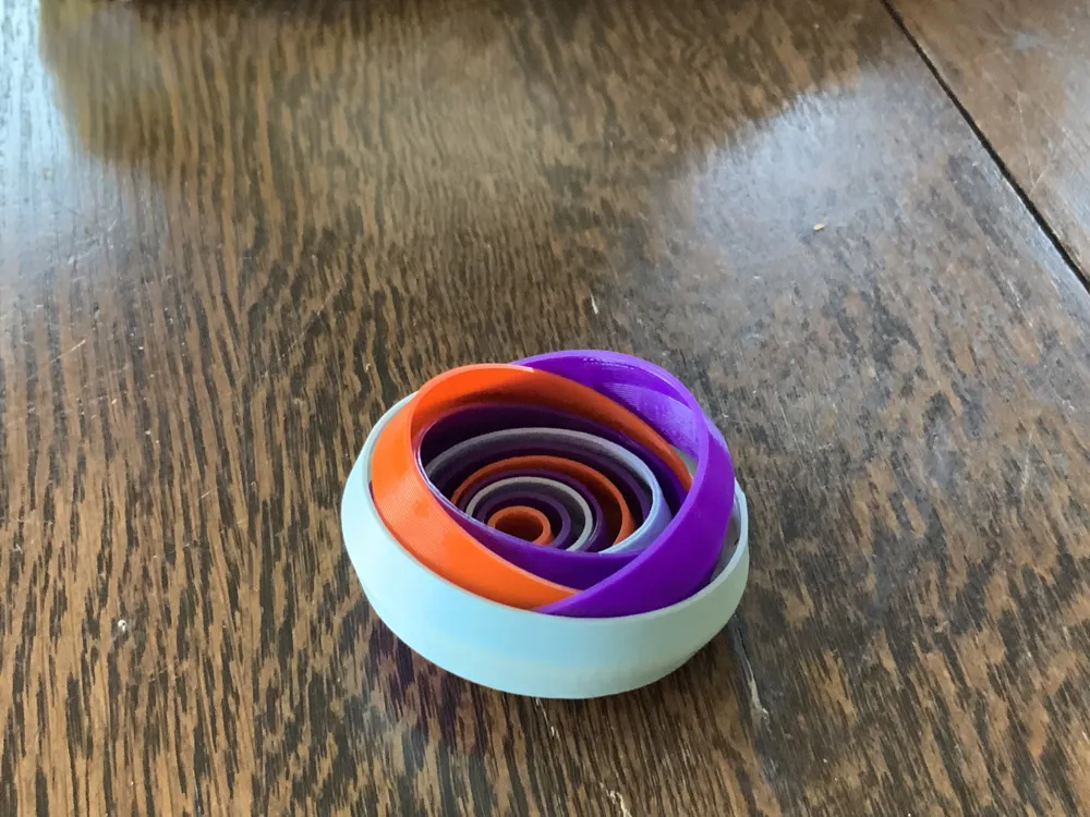 Nested Rings Fidget Toy Nested Rings Fidget by 3DPrinterProMakerWorld: Download Free 3D Models
