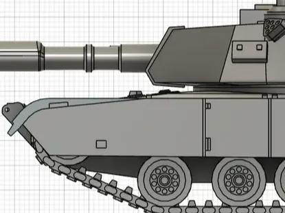 M1A2 Abrams tank flexi