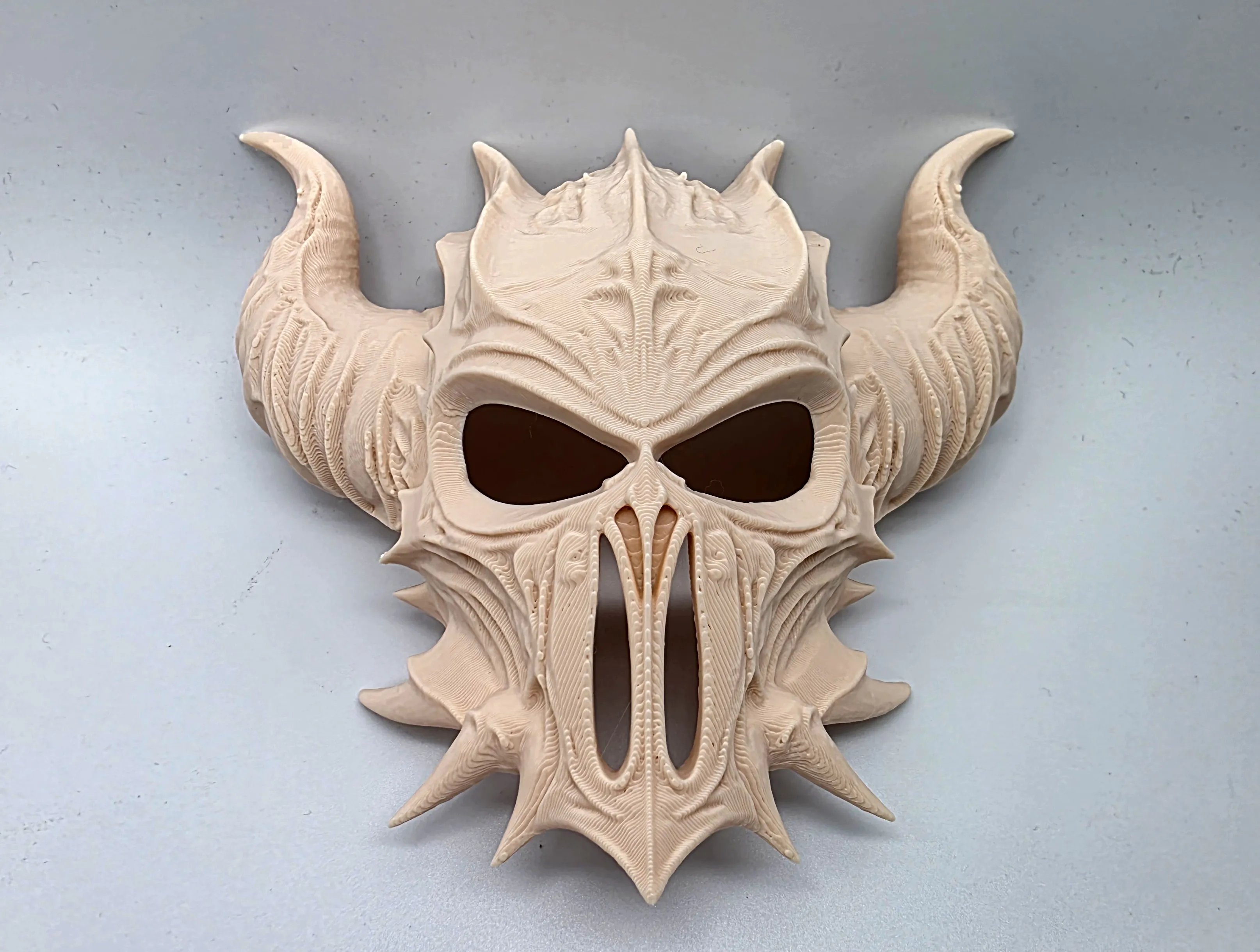 Demon Mask - Free 3D Print Model - MakerWorld