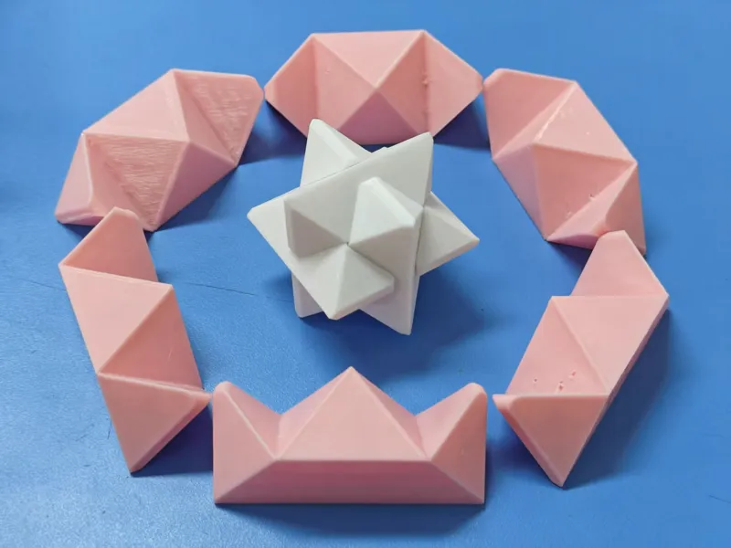 鲁班锁八角球