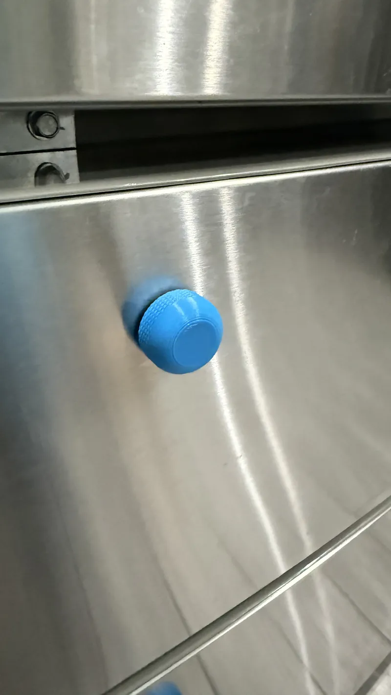 LG fridge handle button for removed handles