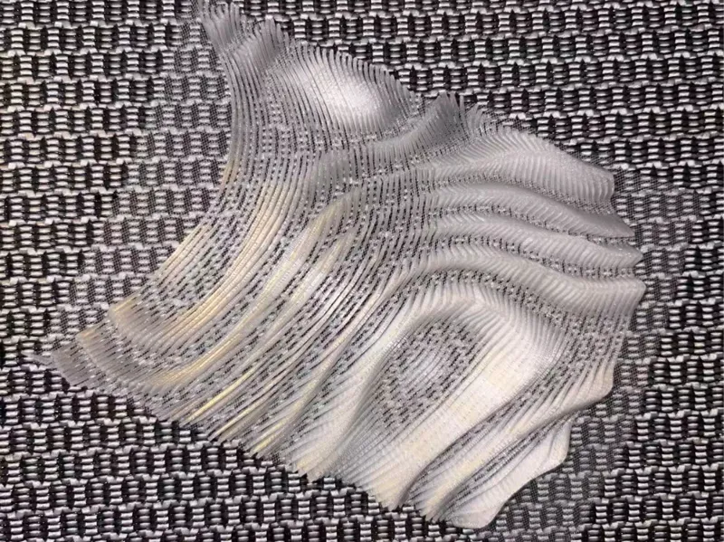 波浪3d打印参数化面料