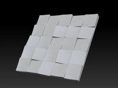 Wall Decor Assemblable Square Plates