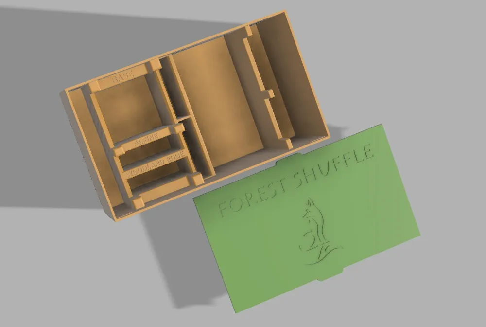 Insert - Organiseur Forêt Mixte - Shuffle Forest (jeu non inclus