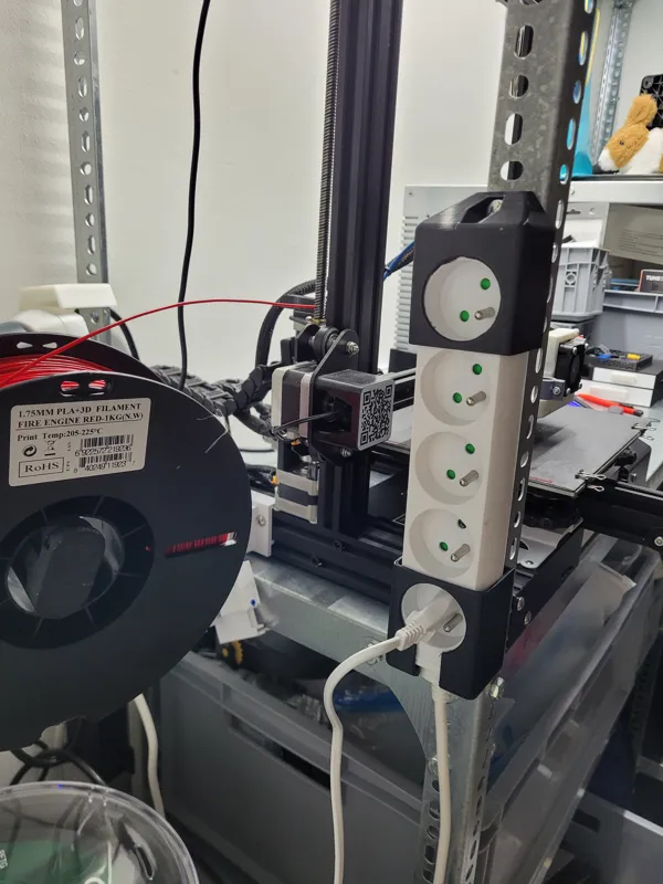 Electric outlet extender mount
