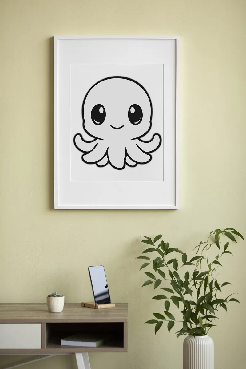 Cute Octopus Wall Art