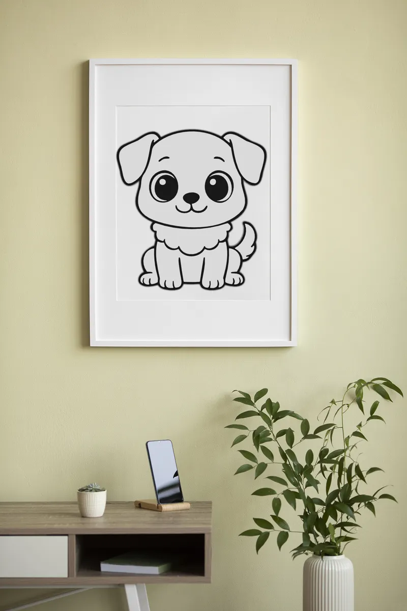 Cute Dog Wall Art