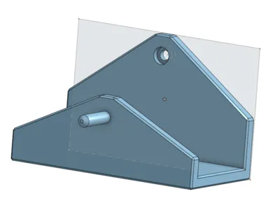 Wall hanger for vinyl records