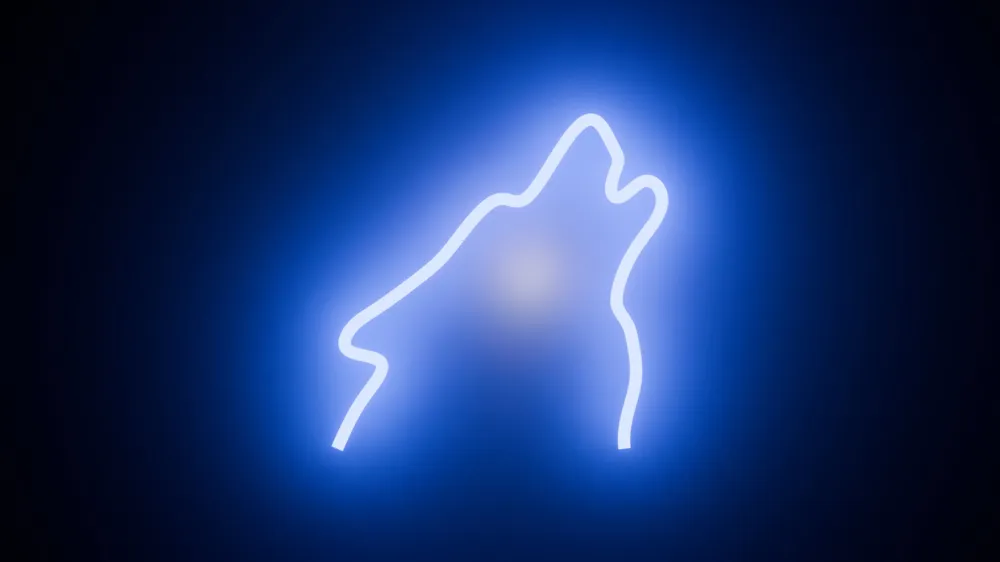 Wolf Neon Frame (LED) by Igor.m MakerWorld: Download Free 3D Models
