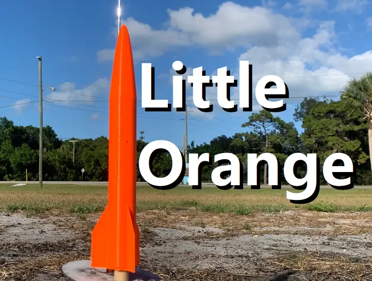 Little Orange - Support Free, Easy Print Rocket