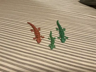 Bigger lizard fast print