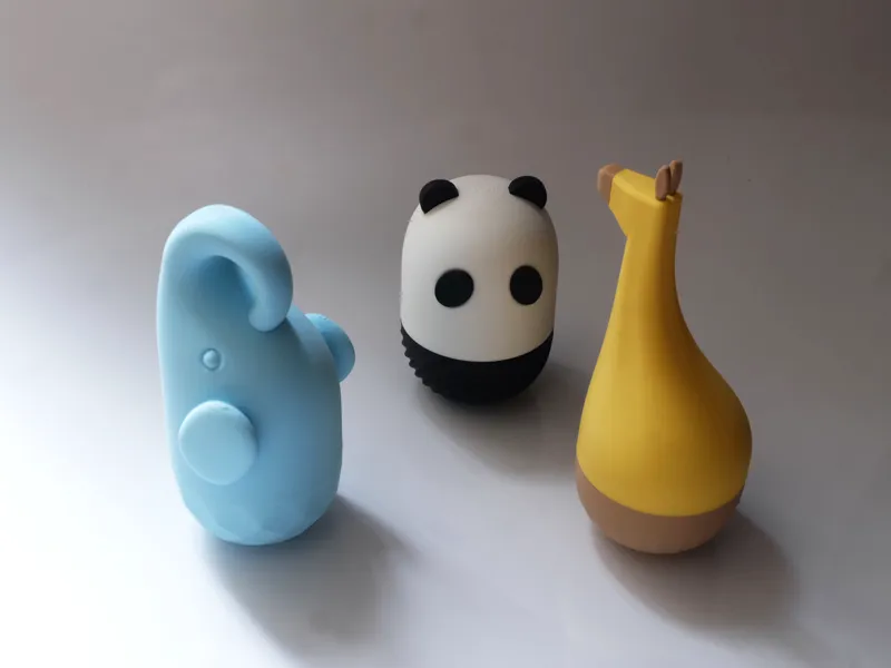 动物仿生收纳瓶【大象••熊猫••长颈鹿】