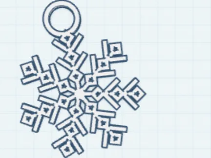 Snowflake  (Christmas ornament)