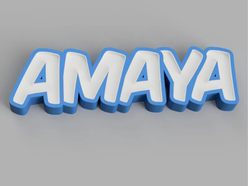 AMAYA Led Name Lamp
