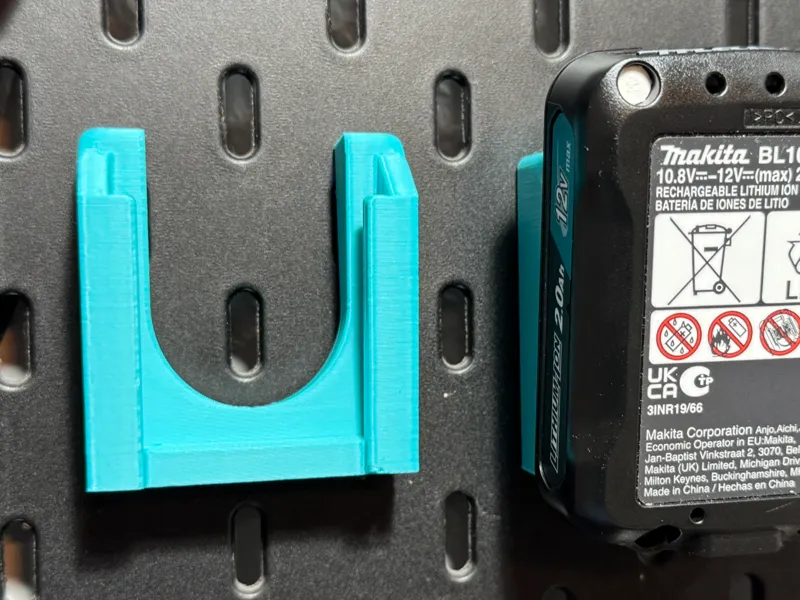 Makita 12V Holder for IKEA Skadis MK2