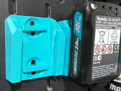 Makita 12V Holder for IKEA Skadis Twist-Clips