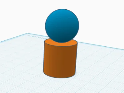 Ball on a pedestal 