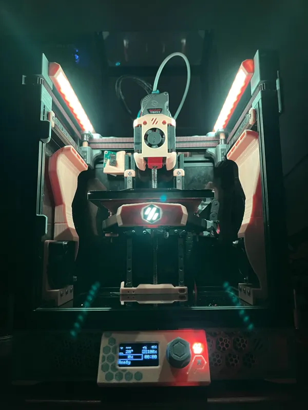 Voron 0 LED bar with hiden cables