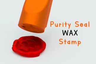 40K Purity Seal Wax Stamp -  Skull