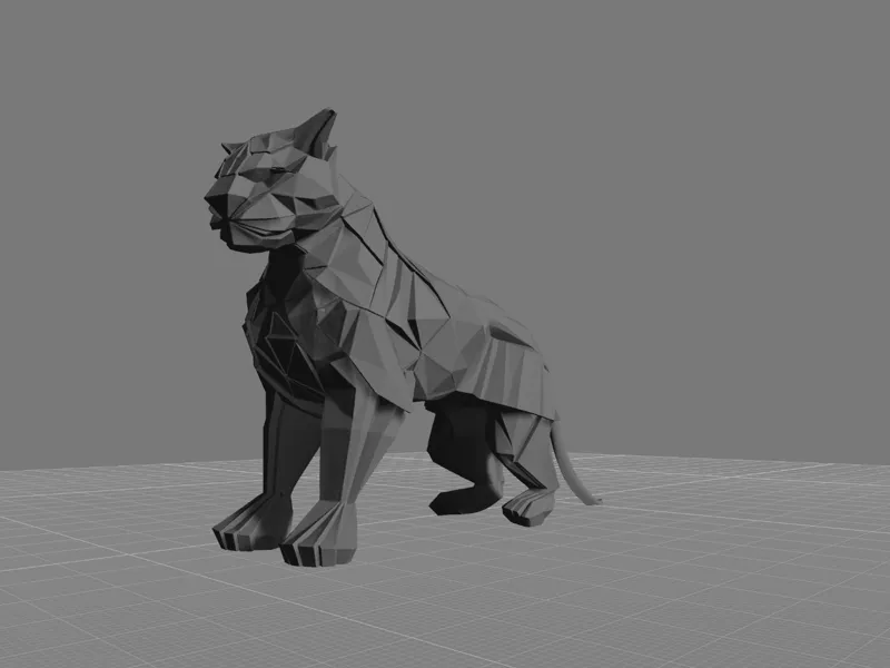 Origami Panther