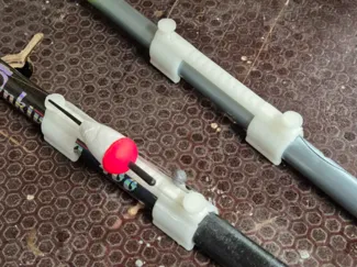 Attachment for pole fishing rod