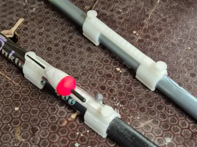 Attachment for pole fishing rod