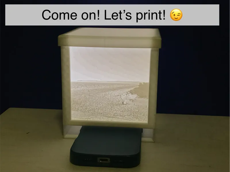 Lithophane holder