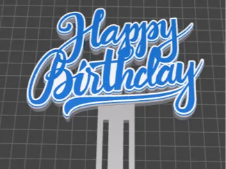 Bookmark Heppy Birthday