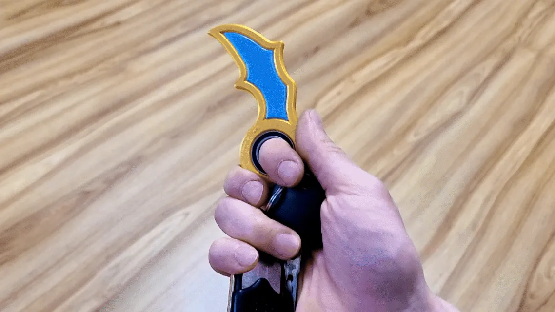 Keyrambit Spinner in Action