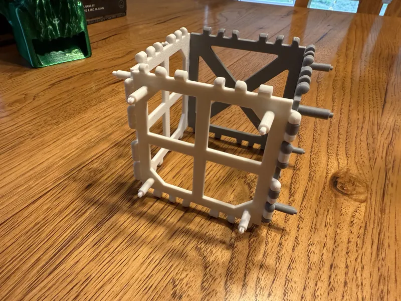 2x2 Square Polypanel with PCB standoffs